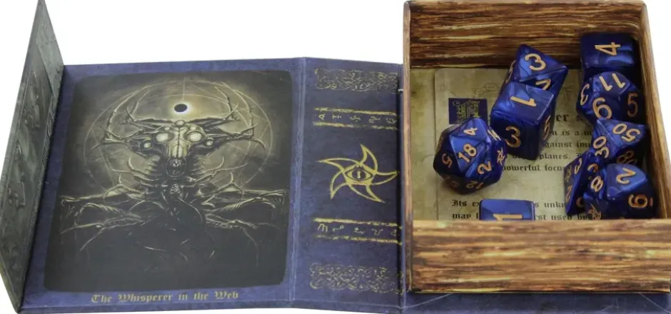 Set de dés : Blue Astral Elder Sign Dice Set