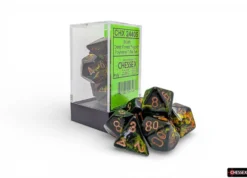 Set de dés : Brush - Deep Forest / Copper CHX24405