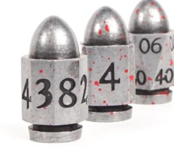 Set de dés Bullet Métalliques : Balles Argentées