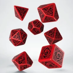 Set de dés - Celtic 3D Revised Red / Black