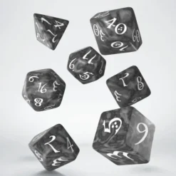 Set de dés : Classic Smoky / White
