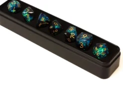 Set de dés : Crystal Bleu & Noir