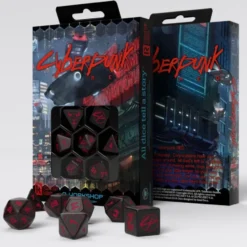 Set de dés : Cyberpunk Red - Blood over Chrome Dice Set