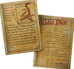 Set de dés - Elder Dice : Beneath the Mountains of Madness Polyhedral Collection