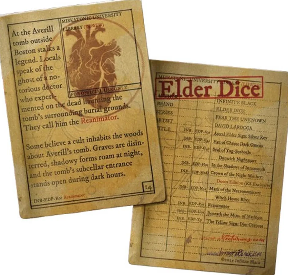 Set de dés - Elder Dice : Reanimator Polyhedral Collection