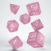 Set de dés : Elvish Shimmering Pink / White