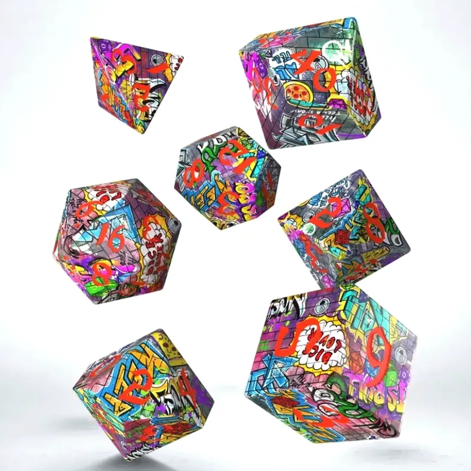 Set de dés : Full Art Dice™ Set - Graffiti