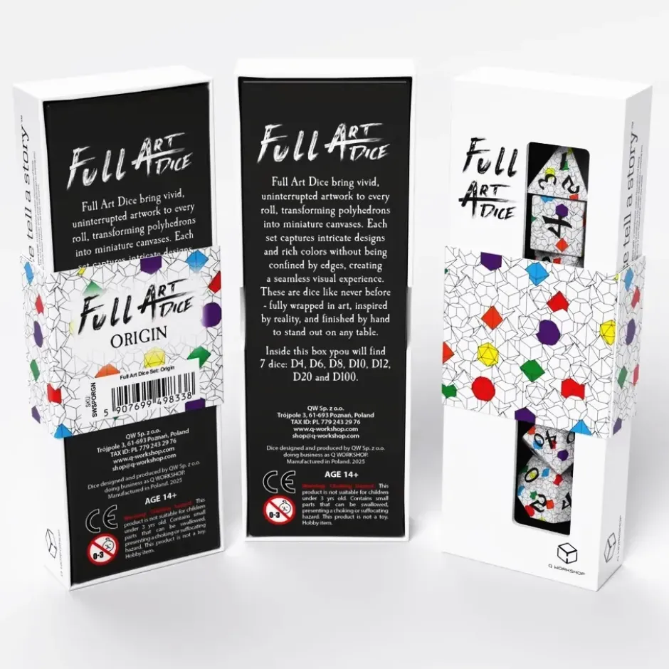 Set de dés : Full Art Dice™ Set - Origin