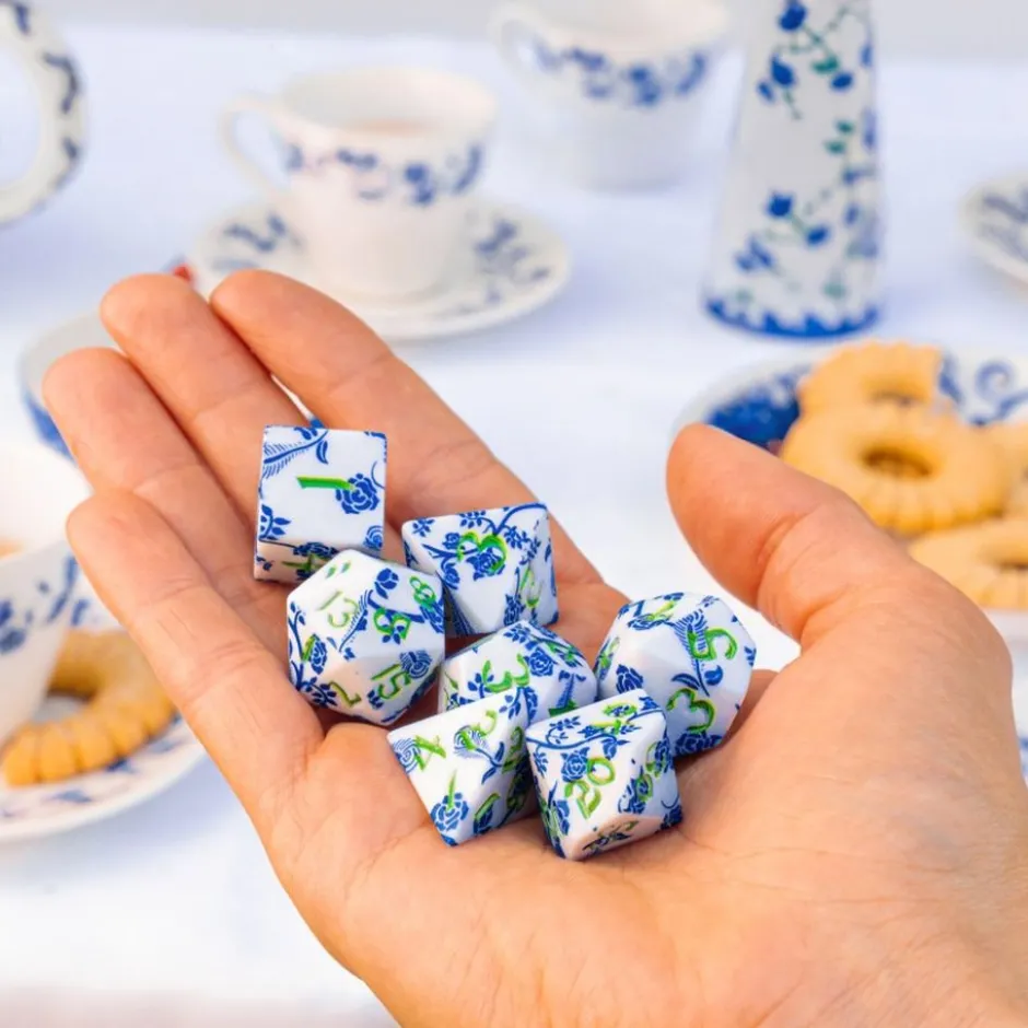 Set de dés : Full Art Dice™ Set - Porcelain