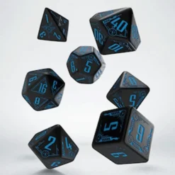 Set de dés : Galactic Black & Blue