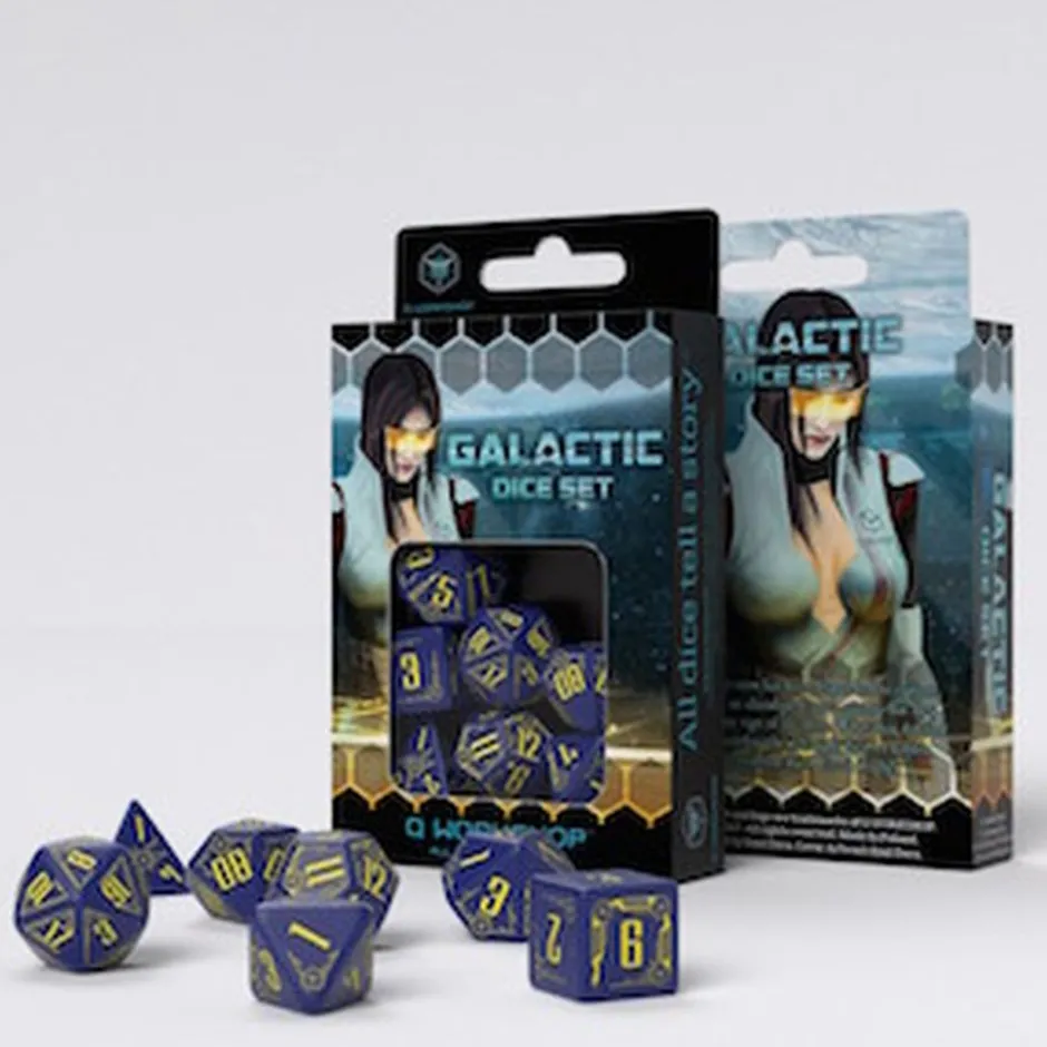 Set de dés : Galactic Navy & Yellow