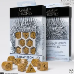 Set de dés : Game of Thrones - Baratheon Dice Set.