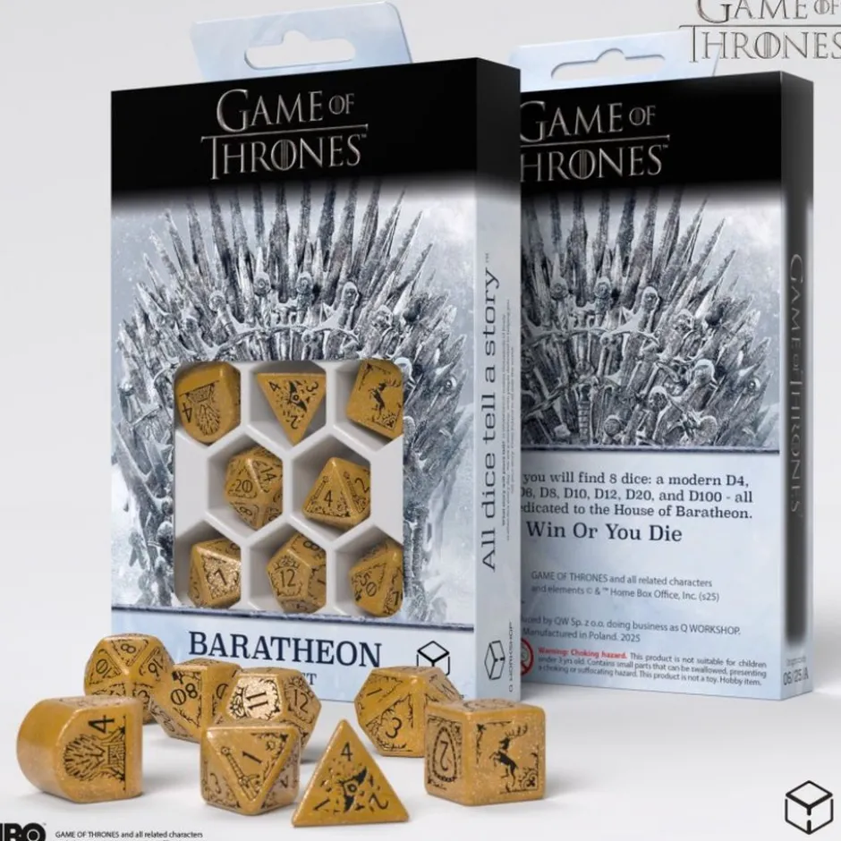 Set de dés : Game of Thrones - Baratheon Dice Set.