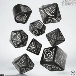 Set de dés : Game of Thrones - Night's Watch Dice Set.