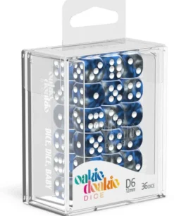 Set de dés - Gemidice Liquid Steel (36 d6)