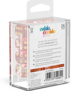 Set de dés - Gemidice Red Sky (12 d6)