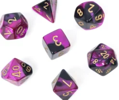Set de dés : Gemini Black-Purple CHX26440