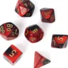 Set de dés : Gemini Black-Red/gold CHX26433