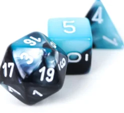 Set de dés : Gemini Black-Shell / White CHX26446