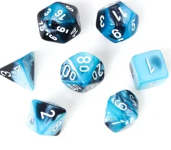 Set de dés : Gemini Black-Shell / White CHX26446