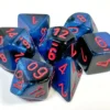Set de dés : Gemini Black-Starlight/red CHX26458