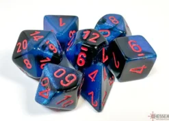 Set de dés : Gemini Black-Starlight/red CHX26458