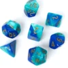 Set de dés - Gemini Blue-Teal / Gold CHX26459