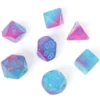Set de dés : Gemini Gel Green-Pink/blue Luminary CHX26464