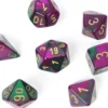 Set de dés : Gemini Green-Purple/Gold CHX26434