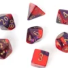 Set de dés : Gemini Purple-Red / Gold CHX26426