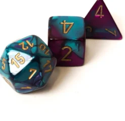 Set de dés : Gemini Purple-Teal/Gold CHX26449