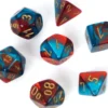 Set de dés : Gemini Red-Teal / Gold CHX26462