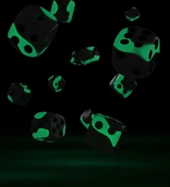 Set de dés - Glow in the Dark Biohazard (36 d6)