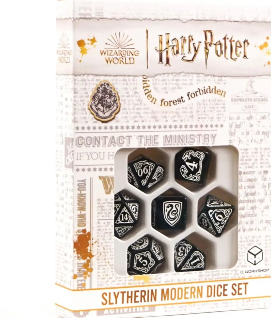 Set de dés : Harry Potter - Slytherin (Vert/Blanc)