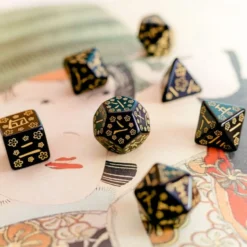 Set de dés : Japanese Deep Night Firefly