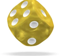 Set de dés - Marble Jaune (36 d6)