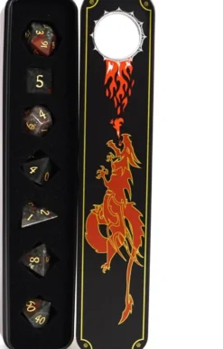 Set de dés minéraux : Gemmes de Sang