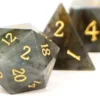 Set de dés minéraux : Labradorite