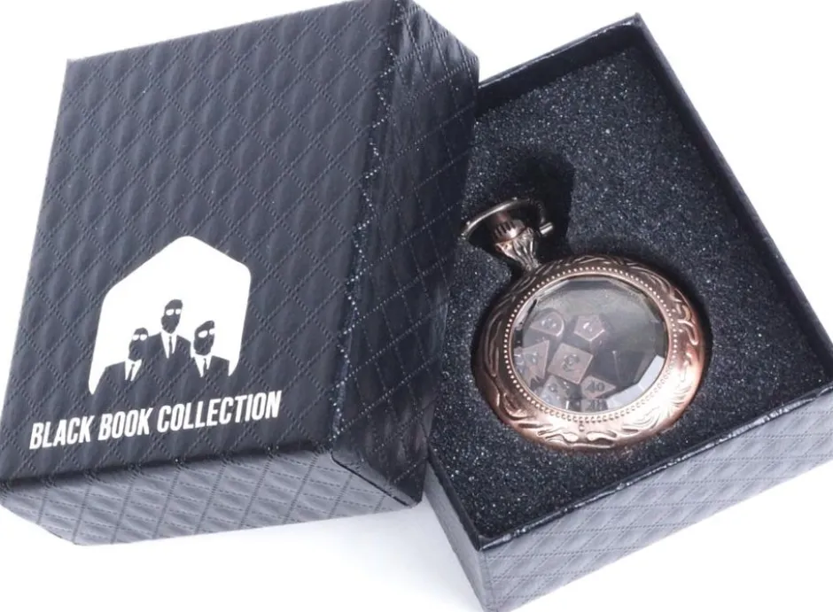 Set de Dés Montre à Gousset Cuivrée - Black Book Collection