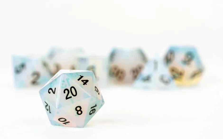 Set de dés Mystic Mines : Opalite