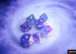 Set de dés : Nebula Aura / Blanc CHX27567