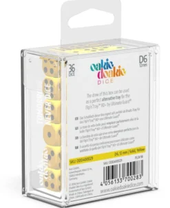 Set de dés - Solid Jaune (36 d6)