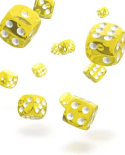 Set de dés - Translucent Jaune (36 d6)