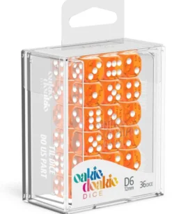 Set de dés - Translucent Orange (36 d6)