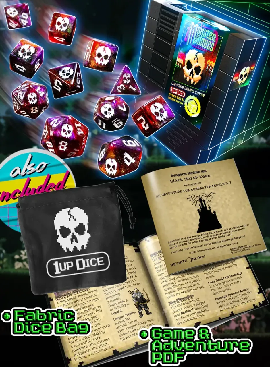 Set de dés : 1 UP-Dice - Cackling Skull