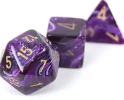 Set de dés : Vortex Purple/Gold CHX27437