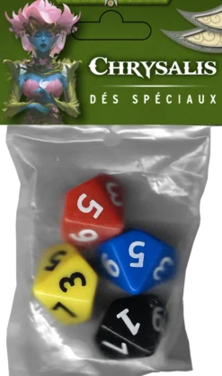 Shaan : Set De 4 Dés Chrysalis