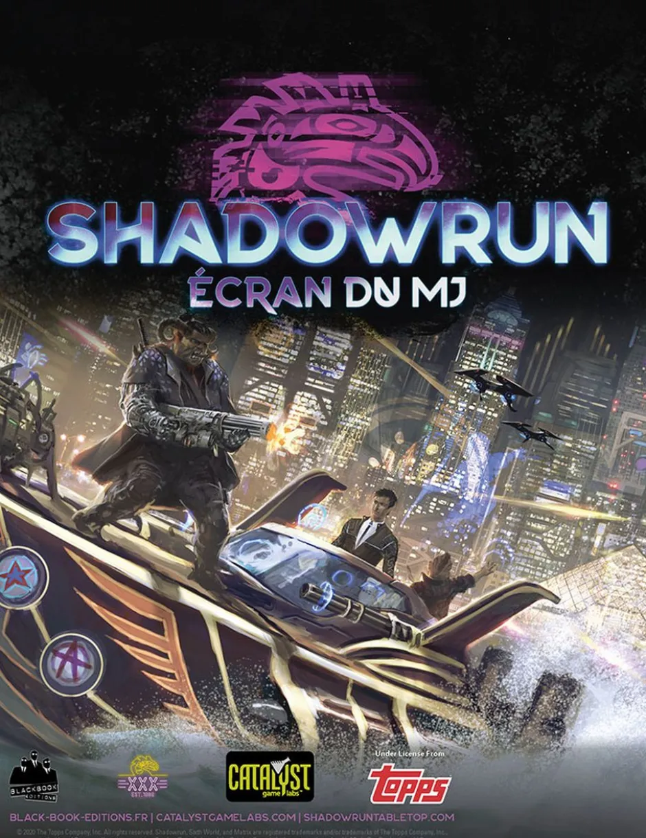 Shadowrun 6 - Ecran du meneur de jeu + livret + fiches prétirés