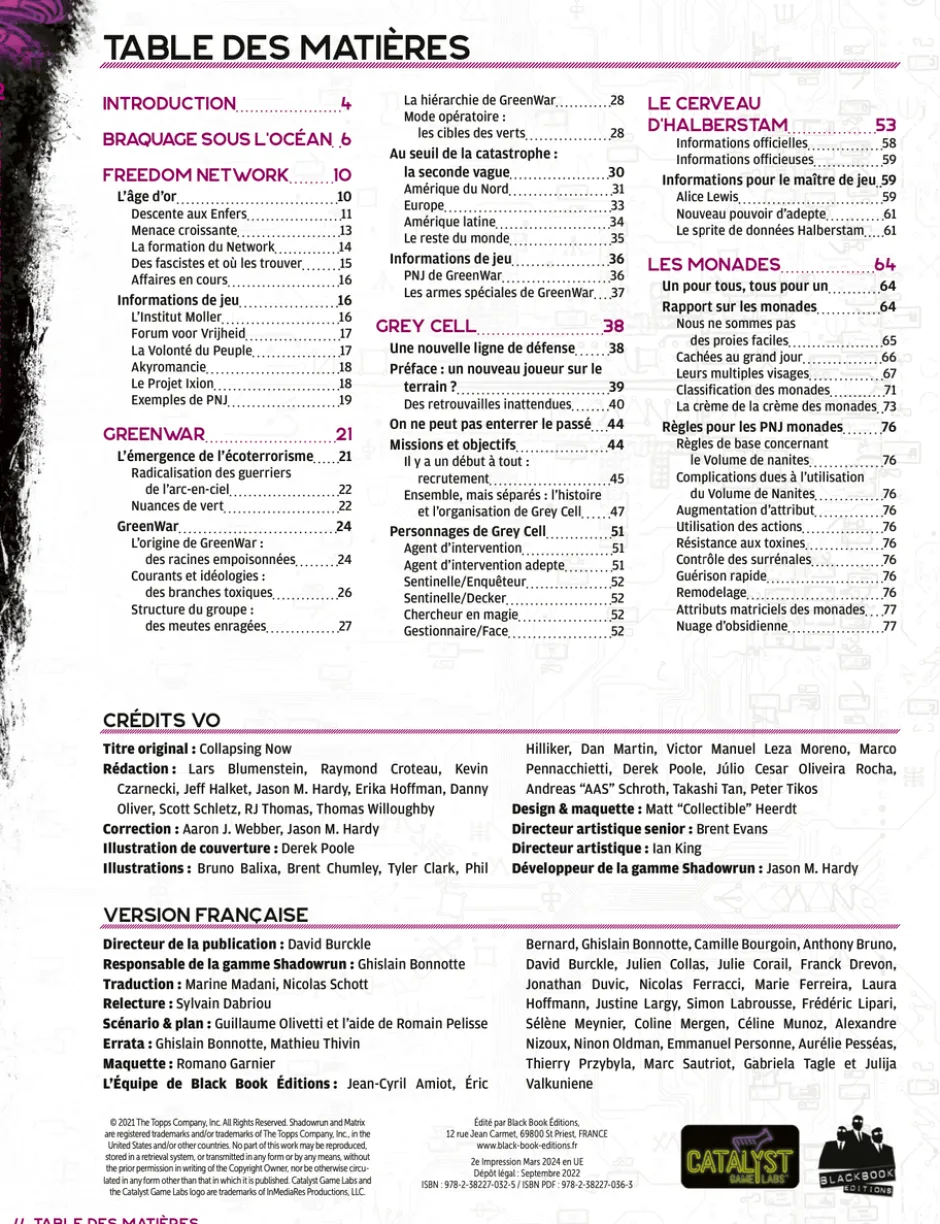 Shadowrun 6 - Menaces imminentes
