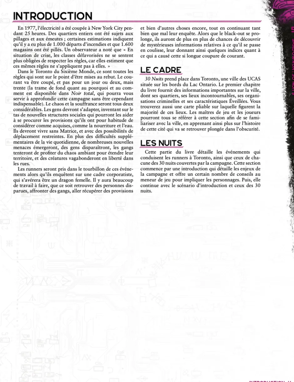 Shadowrun 6 - 30 Nuits